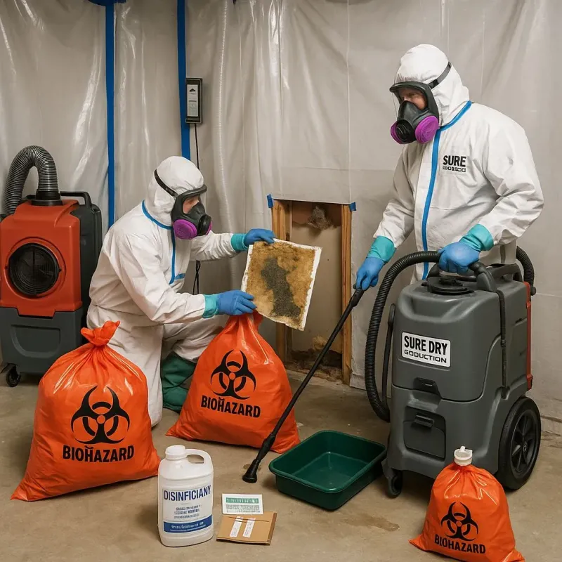 Contaminated Water Handling Protocols process in Monument Hills, CA